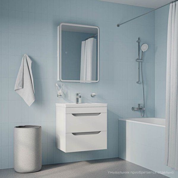 Тумба подвесная, 60 см, белый, Sky, IDDIS, SKY60W0i95 подходит умыв. 4076000i28