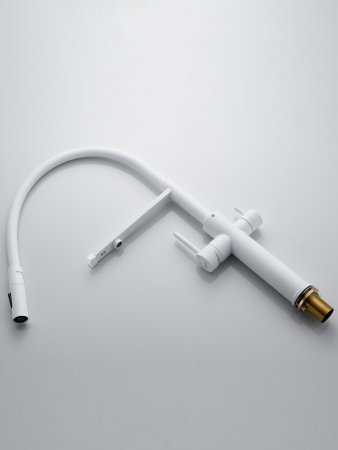 Смеситель для кухни Shevanik S478C, Белый