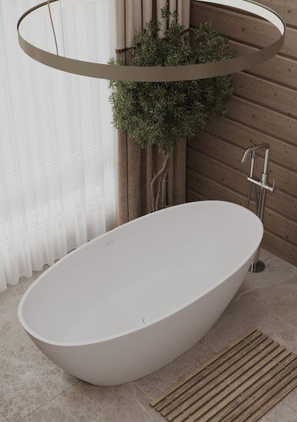 Смеситель для ванны Allen Brau Priority 5.31008-MG (с внутренней частью) графит браш