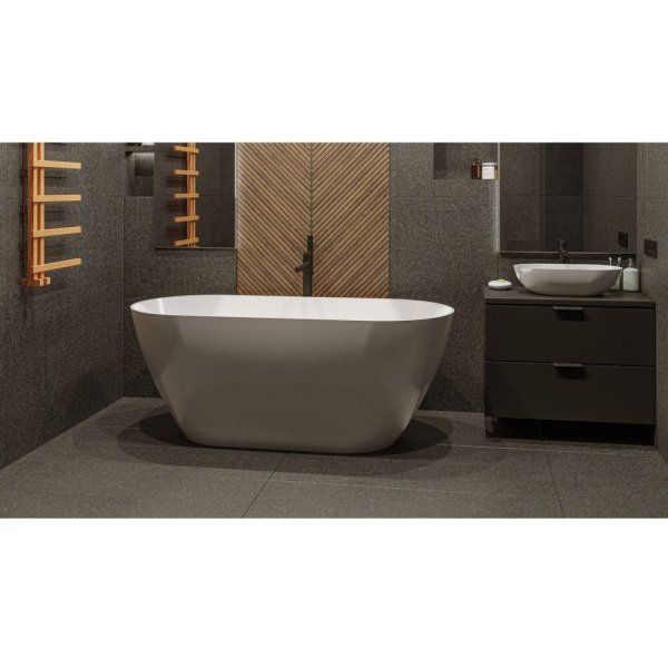 Ванна из искусственного камня Whitecross Coral A 0213.165075.100 165x75 белый глянцевый