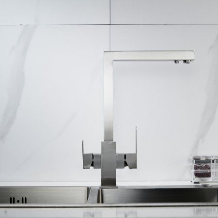 Смеситель для кухни Shevanik S1AG48YWL, Сатин