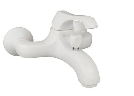 Смеситель Emmevi Ares 76001BIO для ванны, белый матовый