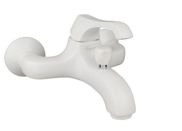 Смеситель Emmevi Ares 76001BIO для ванны, белый матовый