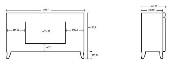 Мебель для ванной Tiffany World Veronica 105/C мокко