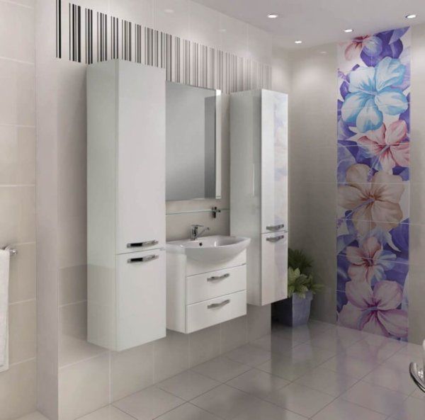 Тумба с раковиной Aquaton Ария М 1A123301AA010 65 белый