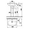 Раковина Roca Ria ZRU9302811 50х41 см
