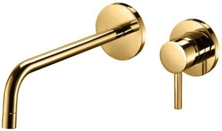 Смеситель Paffoni Light LIG101HG70 для раковины, медовое золото