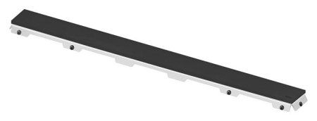 Решетка Tece TECEdrainline 601292 120 стекло черное