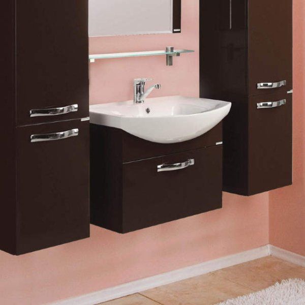 Мебель для ванной Aquaton Ария 1A140301AA430 50 темно-коричневый