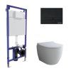 Комплект Berges Wasserhaus Novum 043273 подвесной унитаз + инсталляция + кнопка F5