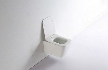 Унитаз подвесной CeramaLux NS5170, Бело-Глянцевый