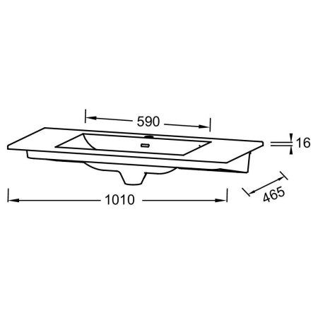 Раковина Jacob Delafon Sherwood EXBR112-00 100 белый