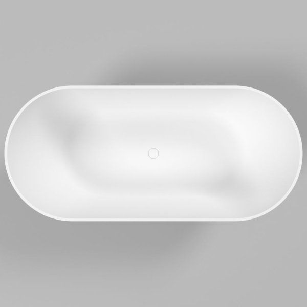 Ванна из искусственного камня Whitecross Coral A 0213.165075.200 165x75 белый матовый