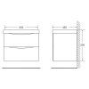 Тумба с раковиной BelBagno Marino MARINO-650-2C-SO-RN-P 65 rovere nature