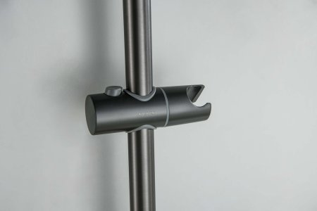 AQ2022BGM ЛУГАНО душевой гарнитур, оружейная сталь