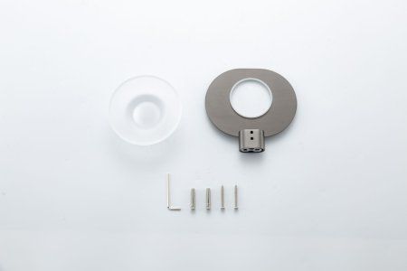 Мыльница стеклянная Gappo G3QQ09GH02TM-9PG оружейная сталь