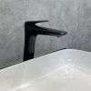 Смеситель Comforty для раковины, картридж 35 мм, черный матовый, FC074B-CMT