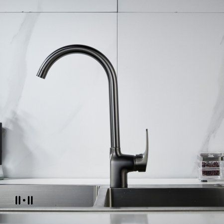 Смеситель для кухни Shevanik S5MY05GH3THC, Оружейная сталь