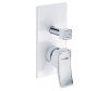 Смеситель для ванны и душа WasserKRAFT Aller 1060 WHITE 10641W белый, хром