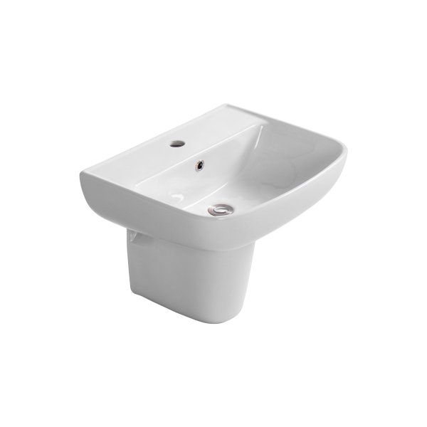 Полупьедестал для раковины AQ5431-00 300*240*340, белый