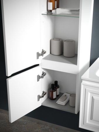 Шкаф-пенал SANCOS Very подвесной левый,  Bianco , 350х300х1600 мм,  PVR35LW