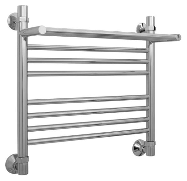 Полотенцесушитель водяной Сунержа Богема с полкой 500x500 L хром с доп. перемычкой