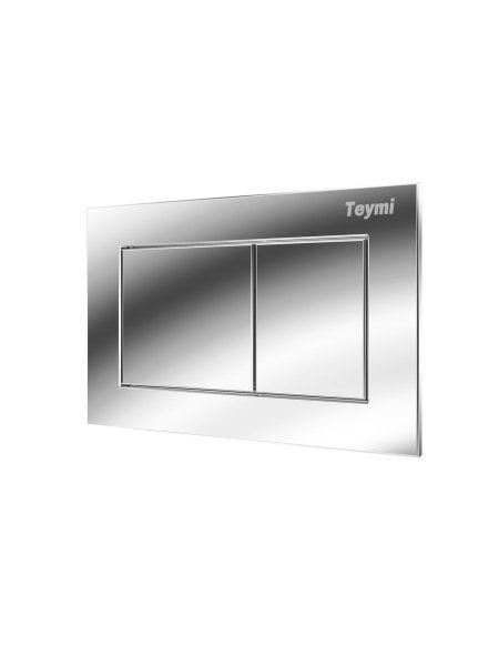 Клавиша смыва Teymi Aina, двойной смыв, хром глянец T70012CH