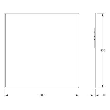 Зеркало Evoform Standard BY 0206 50x50