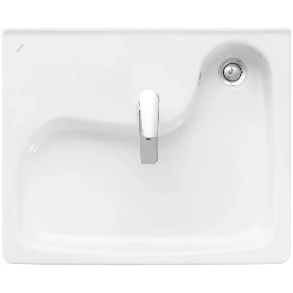 Раковина Santek Клио 1WH501784 63x51,5 см, над стиральной машиной, с кронштейнами и сифоном, белый