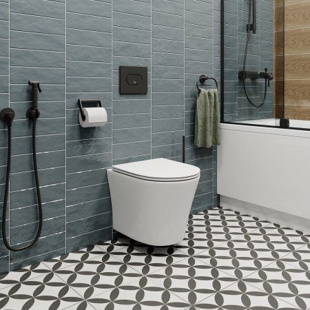 Унитаз подвесной Teymi Ellie безободковый, сиденье микролифт T40802