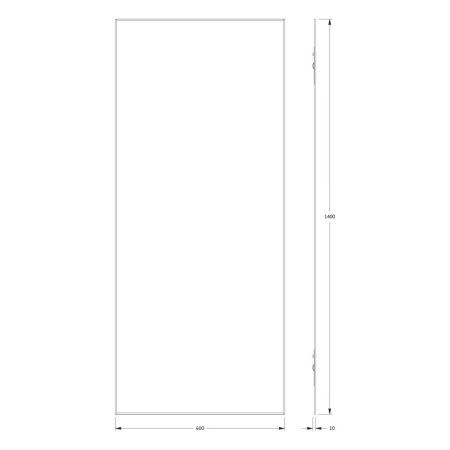Зеркало Evoform Standard BY 0248 60x140