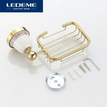 Мыльница Ledeme L3602G-1 золото