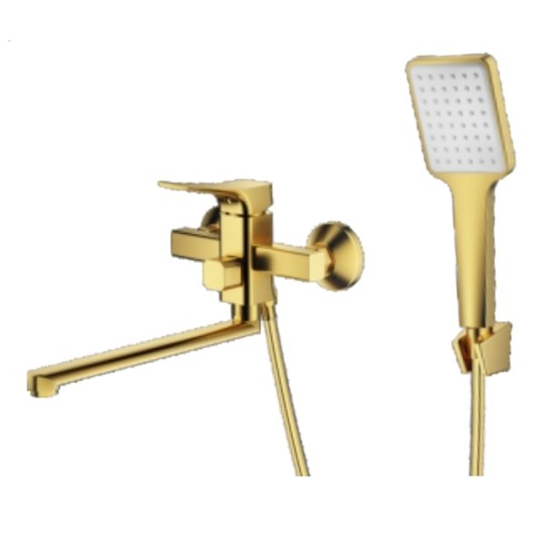 Смеситель для ванны Prohanss P62.22.03, золотой сатин