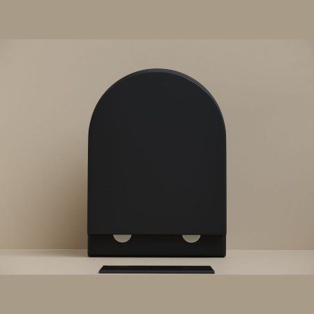 Унитаз подвесной Ceramica Nova Up CN4007MB микролифт, черный матовый