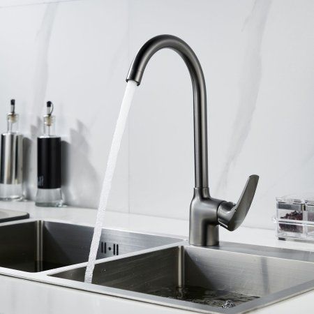 Смеситель для кухни Shevanik S5MY05GH3THC, Оружейная сталь