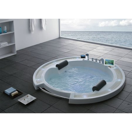 Акриловая ванна Gemy G9060 O с гидромассажем