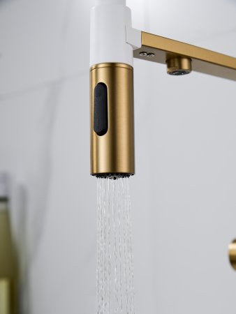 Смеситель для кухни Shevanik S478G, Золотой сатин