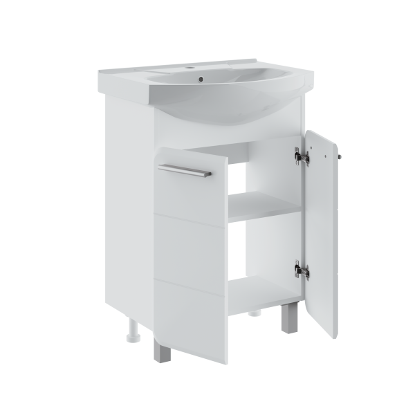 Тумба Runo Эрика 60 под умывальник Элеганс 60 (00-00004147)