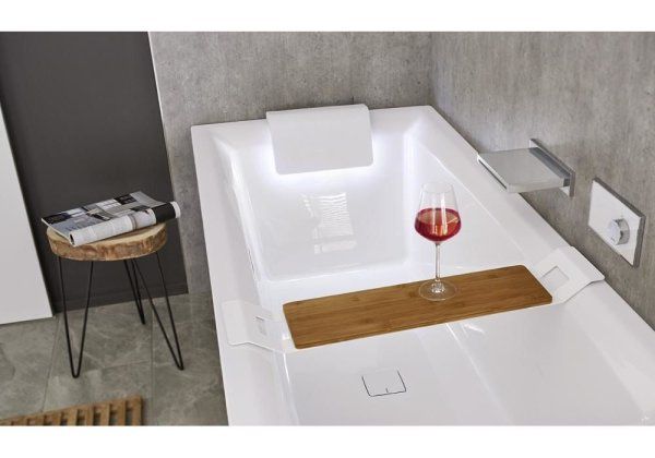 Ванна акриловая Riho Still Square BR0100500K00132 180x80 светодиоды и подголовник на двух стор