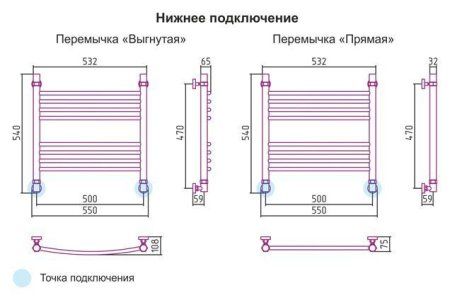 Полотенцесушитель водяной Сунержа Богема 500x500 состаренная бронза выгнутый