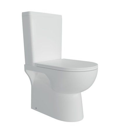 Унитаз напольный Teymi Aina безободковый, сиденье микролифт T40205