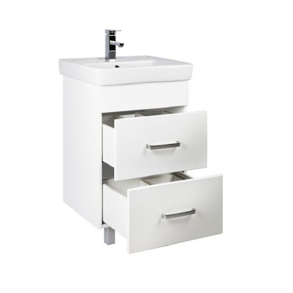 Тумба с раковиной IDDIS Custo CUJOS5WP5WFD0iRY95NMK белый