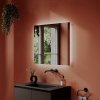 Зеркало Sancos Square SQ800 80х70 с подстветкой