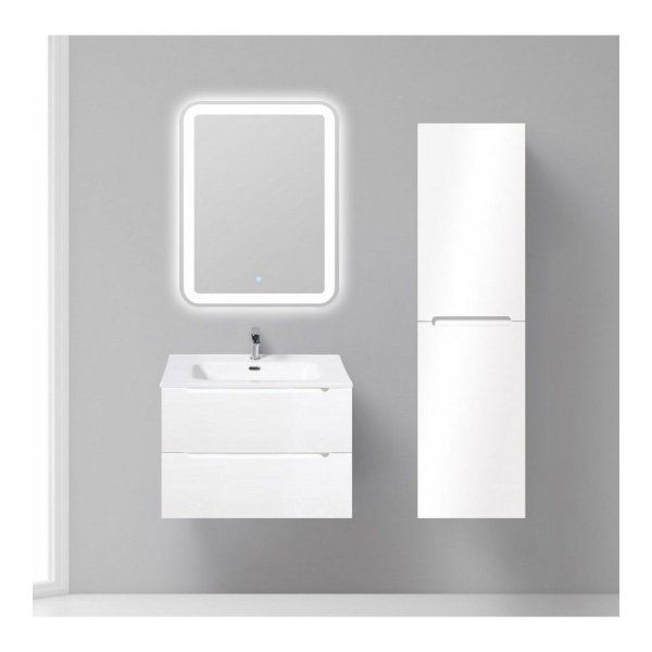 Тумба с раковиной BelBagno Etna ETNA-700-2C-SO-BL-P 70 Bianco Lucido