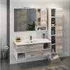 Зеркало-шкаф COMFORTY "Турин-120" дуб бежевый