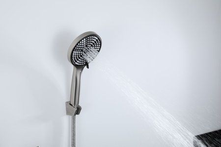 Смеситель для ванны Frap F22806, однорычажный, сатин