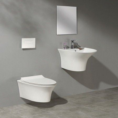 Умывальник CeramaLux NB165, Белый