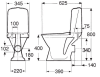 Унитаз-компакт Gustavsberg Basic 392 GB1039236105