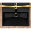 Умывальник Rea Goya Black U8778 черный