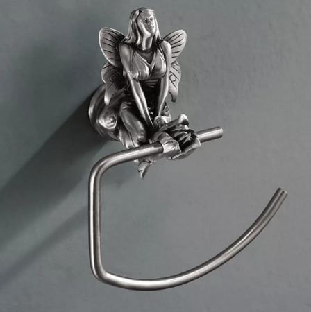 Полотенцедержатель Art&Max Fairy AM-0986-T серебро